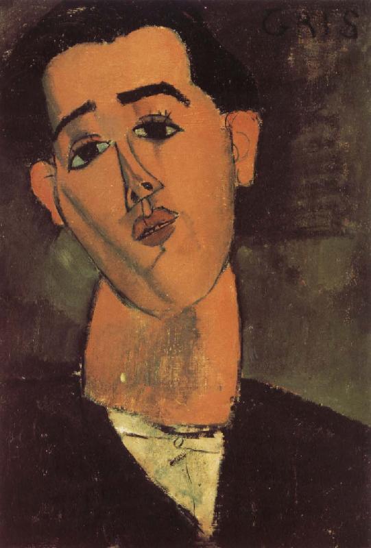Amedeo Modigliani Juan Gris oil painting image